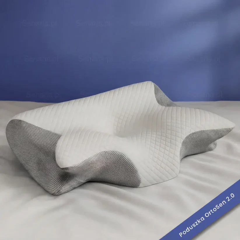 The Spanio™ pillow transforms restless nights into deep, pain-free sleep