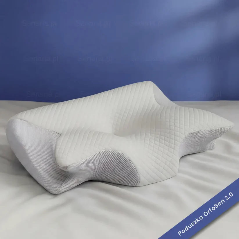 The Spanio™ pillow transforms restless nights into deep, pain-free sleep